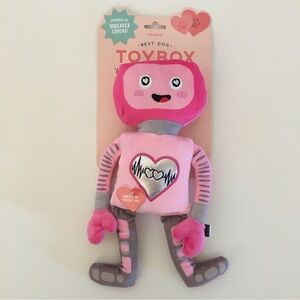 NEW Dog Toy Plush Stuffed with Squeaker “Will you beep my Valentines” | Fringe